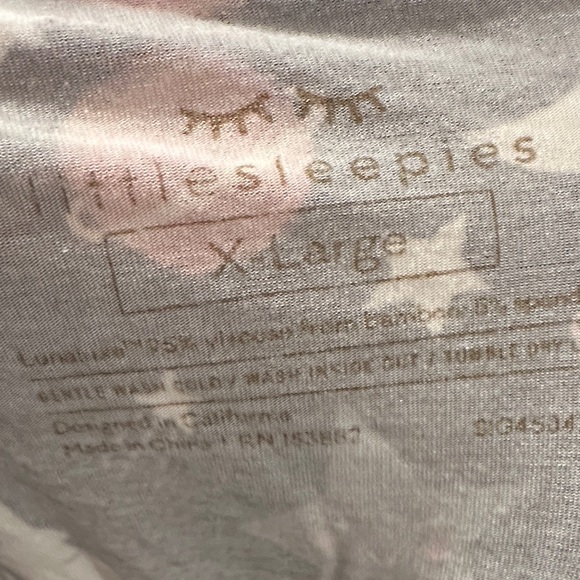 Little Sleepies Purple and Pink Moon Pajama Set - Picture 6 of 6